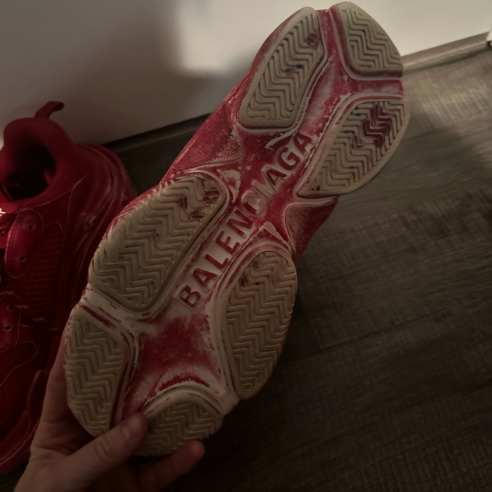 Balenciaga Triple S Dark Red sneakers - Picture 4 of 10